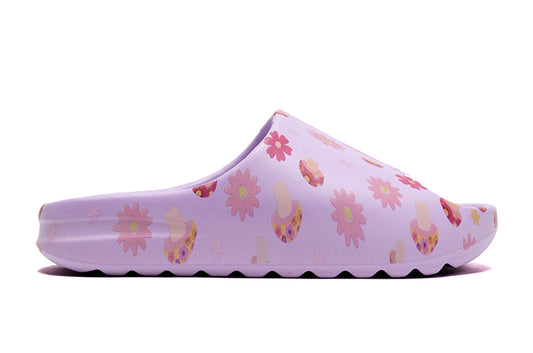 Molded Slippers - Retro Mushroom print