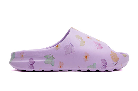 Molded Slippers - Butterfly Print