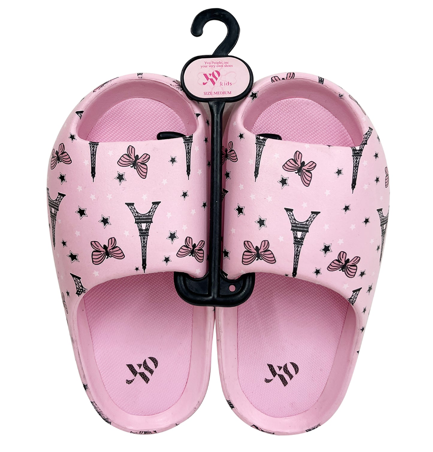 Molded Slippers - Paris Printed